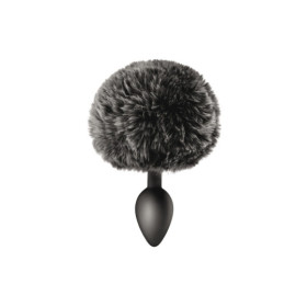 Plug anal pompon noir 